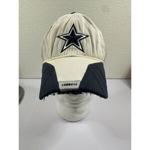 Dallas Cowboys Authentic Sideline Reebok Cap Hat‎ NFL Football Blue White